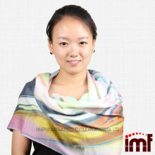 New Arrival Multi-color Blended Wool Cotton Bamboo Scarf Cape Twill Neckwear